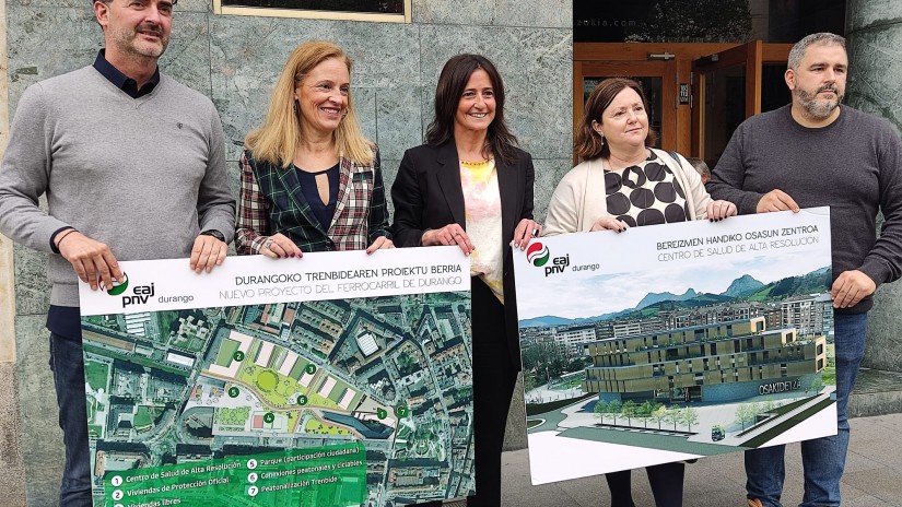 EAJ PNV DE DURANGO PROPONE CONSTRUIR UN CENTRO DE SALUD DE ALTA RESOLUCIÓN EN EL PERI FERROCARRIL